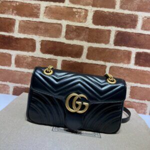 Gucci GG Marmont Black Shoulder Bag